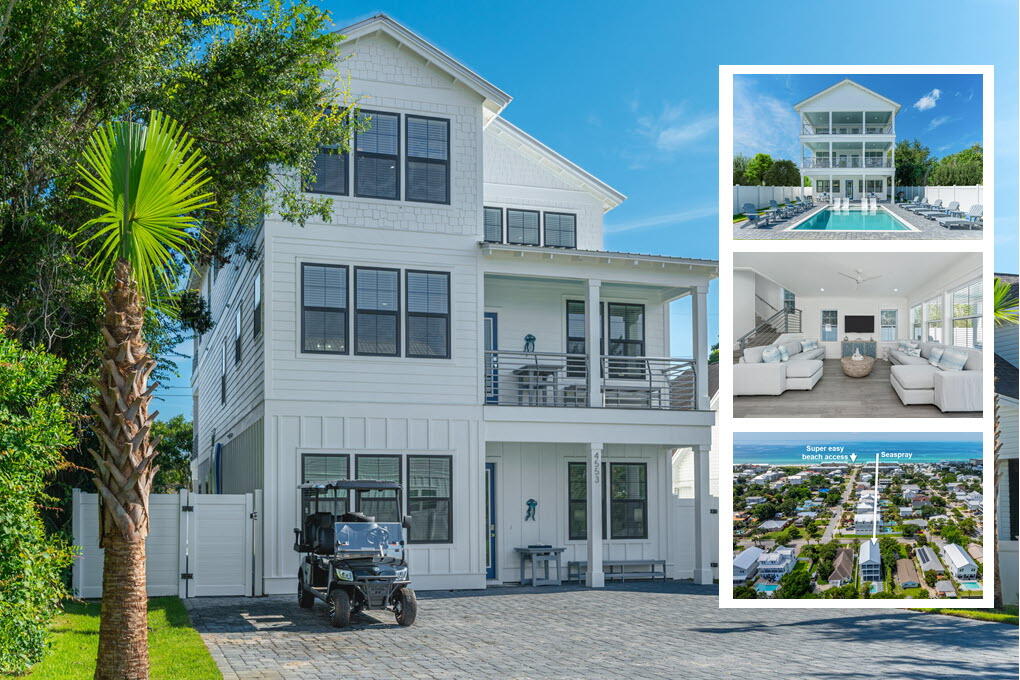 4553 Luke Avenue Destin, FL 32541 - Photo 1 of 70 a view of a car park in front of house