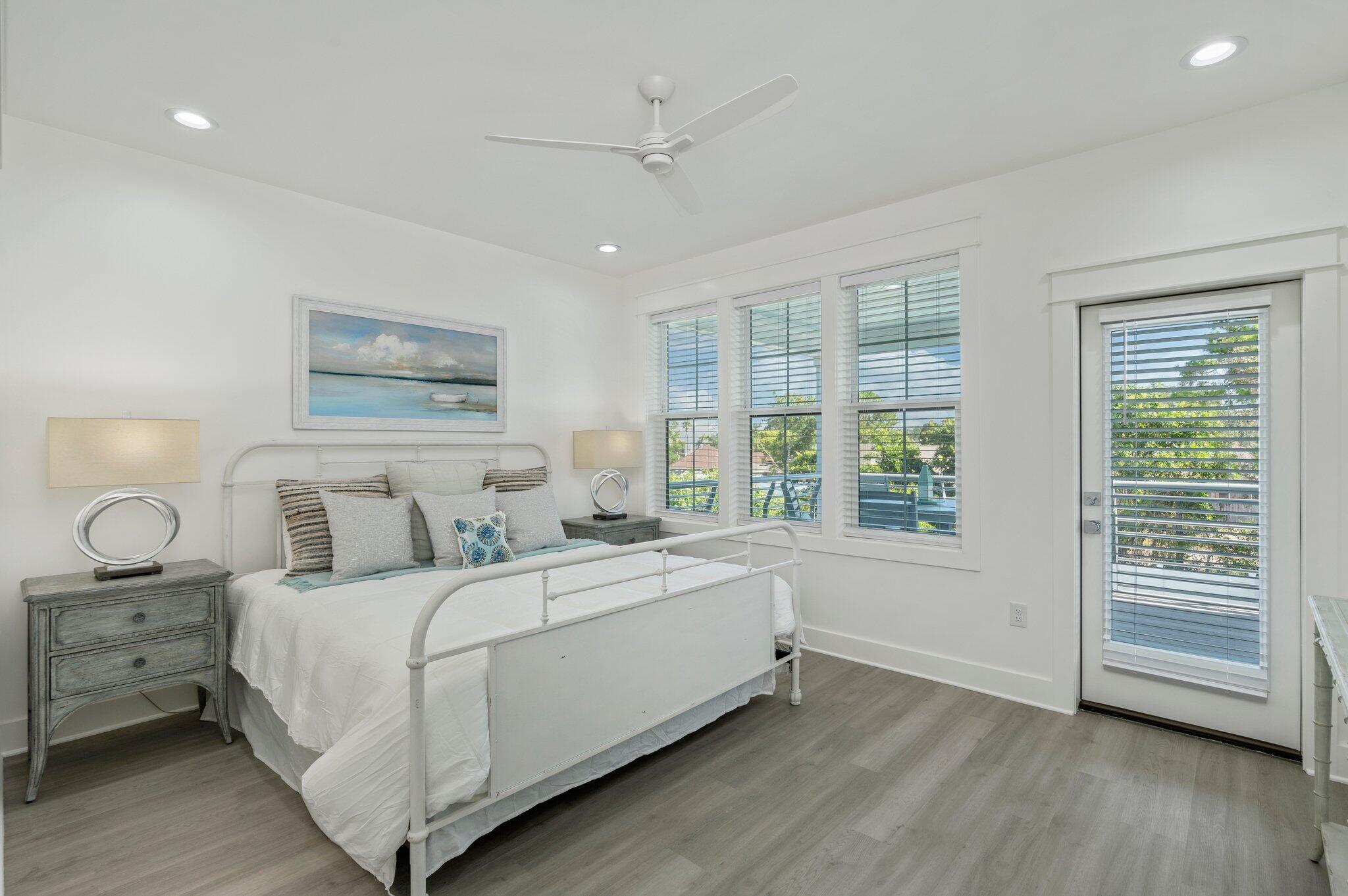 4553 Luke Avenue Destin, FL 32541 - Photo 32 of 70 a bedroom with a bed and a large window
