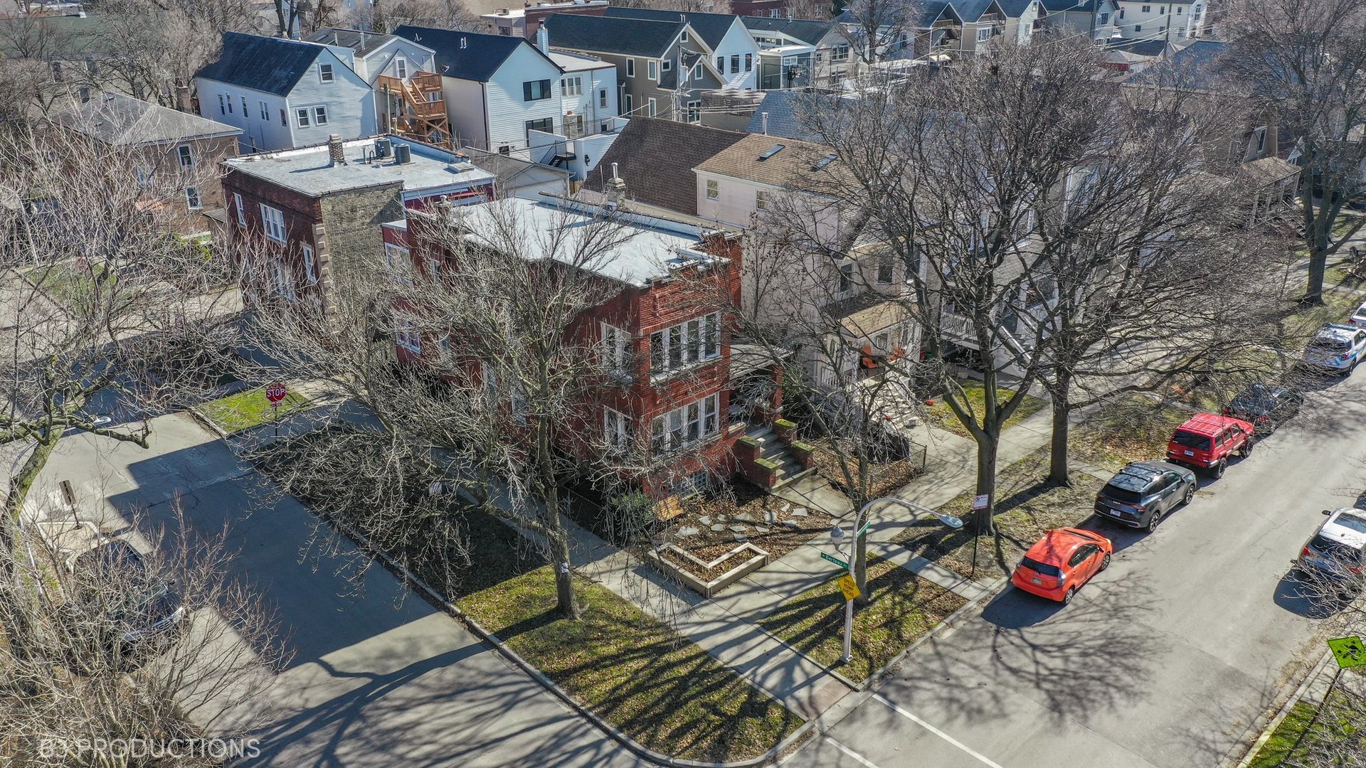 4159 North Maplewood Avenue Chicago, IL 60618 - Photo 24 of 31 an aerial view of a house with a yard