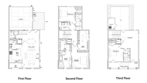 a view of a building with a swimming pool