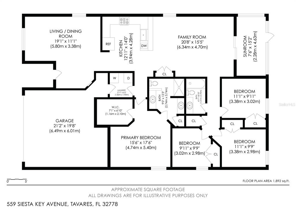 559 Siesta Key Avenue Tavares, FL 32778 - Photo 20 of 24 a black and white photo of a book