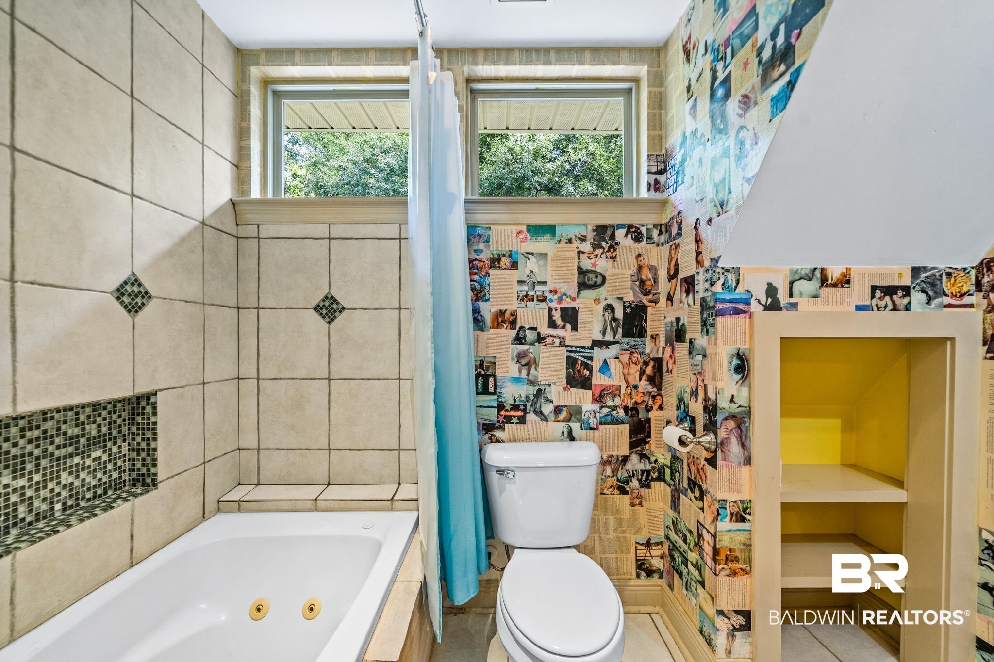 8321 Dixon Road Bay Minette, AL 36507 - Photo 53 of 79 Bathroom featuring tile walls, toilet, and tile patterned flooring