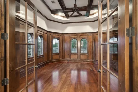 a view of a door with a door