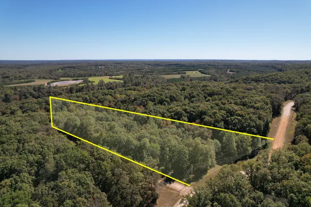 an aerial view of residential house with outdoor space