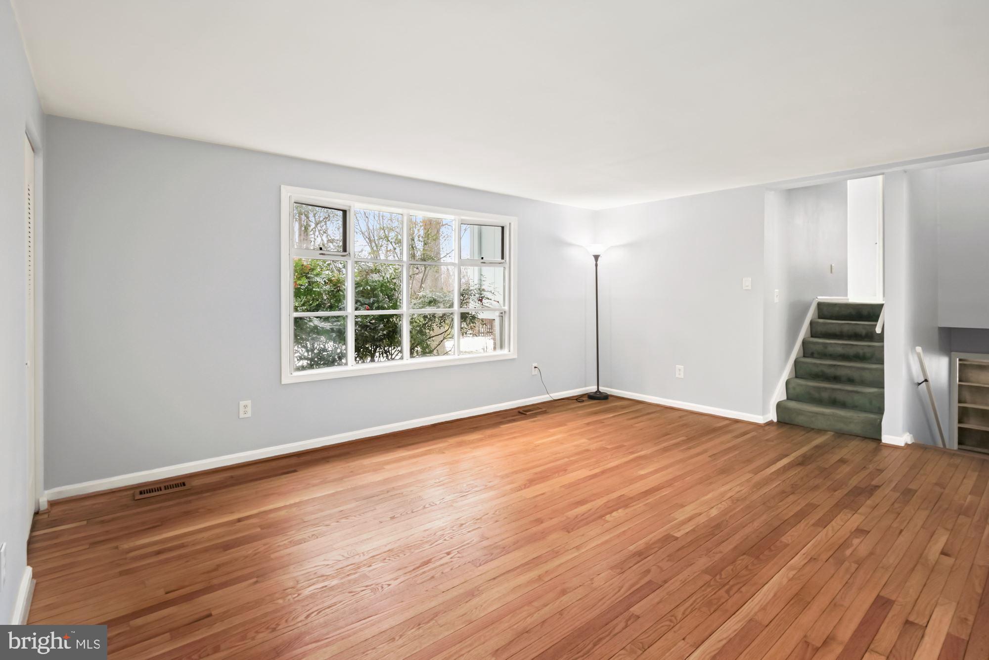 2115 Hanover Street Silver Spring, MD 20910 - Photo 7 of 34 Light Filled Living -Room-Stairs to Upper Level
