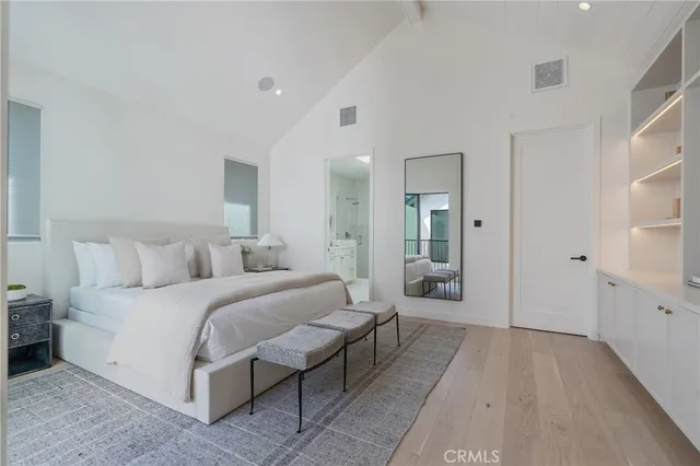 a view of a hallway with entryway