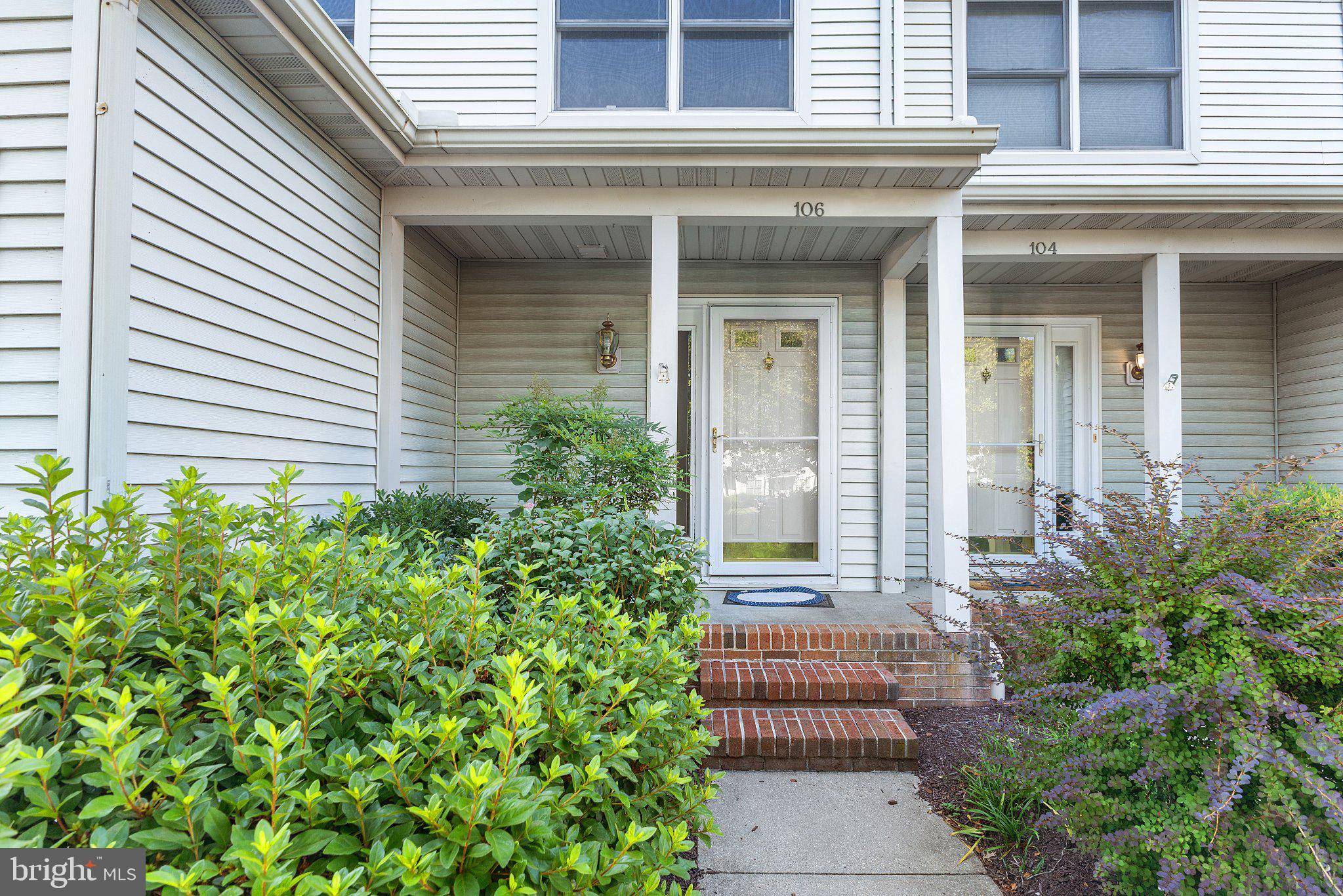 106 Bodys Neck Road Chester, MD 21619 - Photo 14 of 46 Charming entryway with lush greenery.