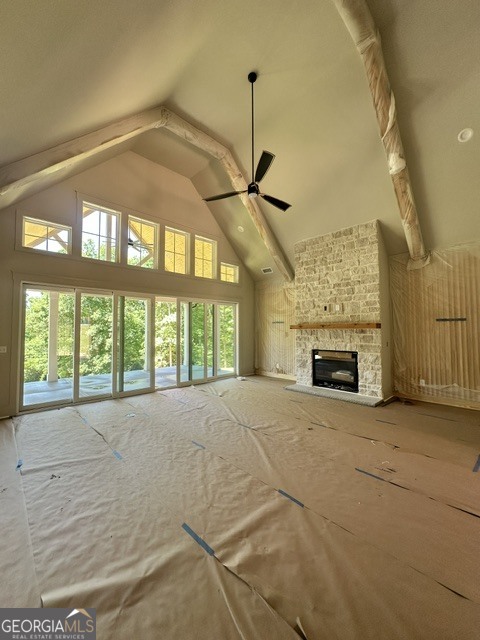 106 Equestrian Drive Forsyth, GA 31029 - Photo 3 of 52 a view of an empty room with a fireplace and a window