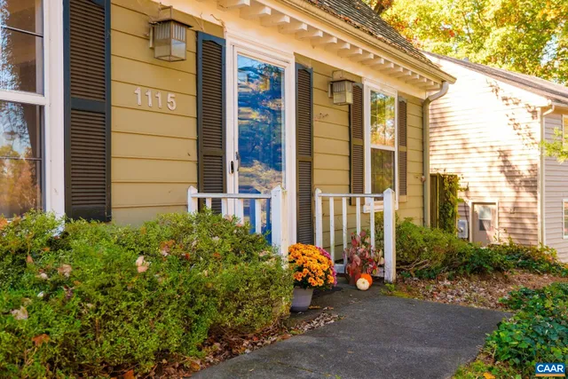 a view of a house with a garden