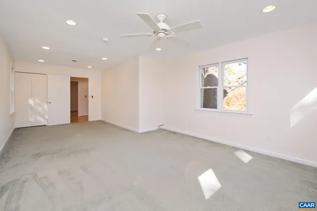 a view of a backyard of the house