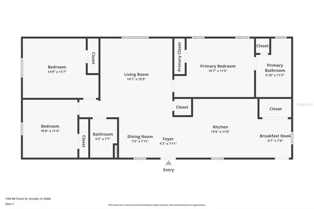 $225,000 | 1704 South W Clover Drive, Arcadia, FL 34266