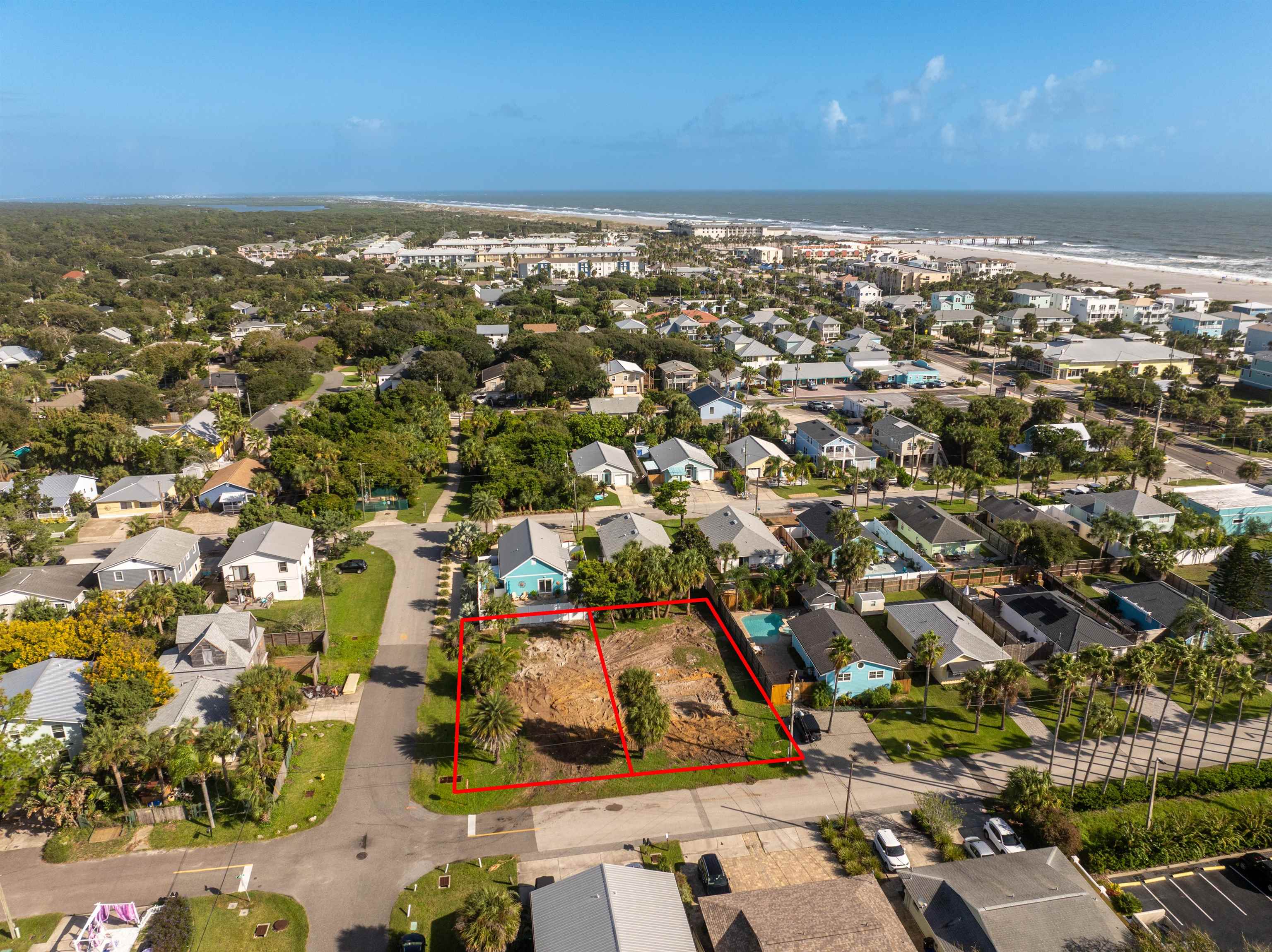 118 9th Street St. Augustine, FL 32080 - Photo 6 of 10 an aerial view of multiple house