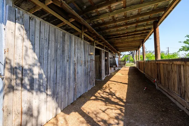 a view of a lake with a yard
