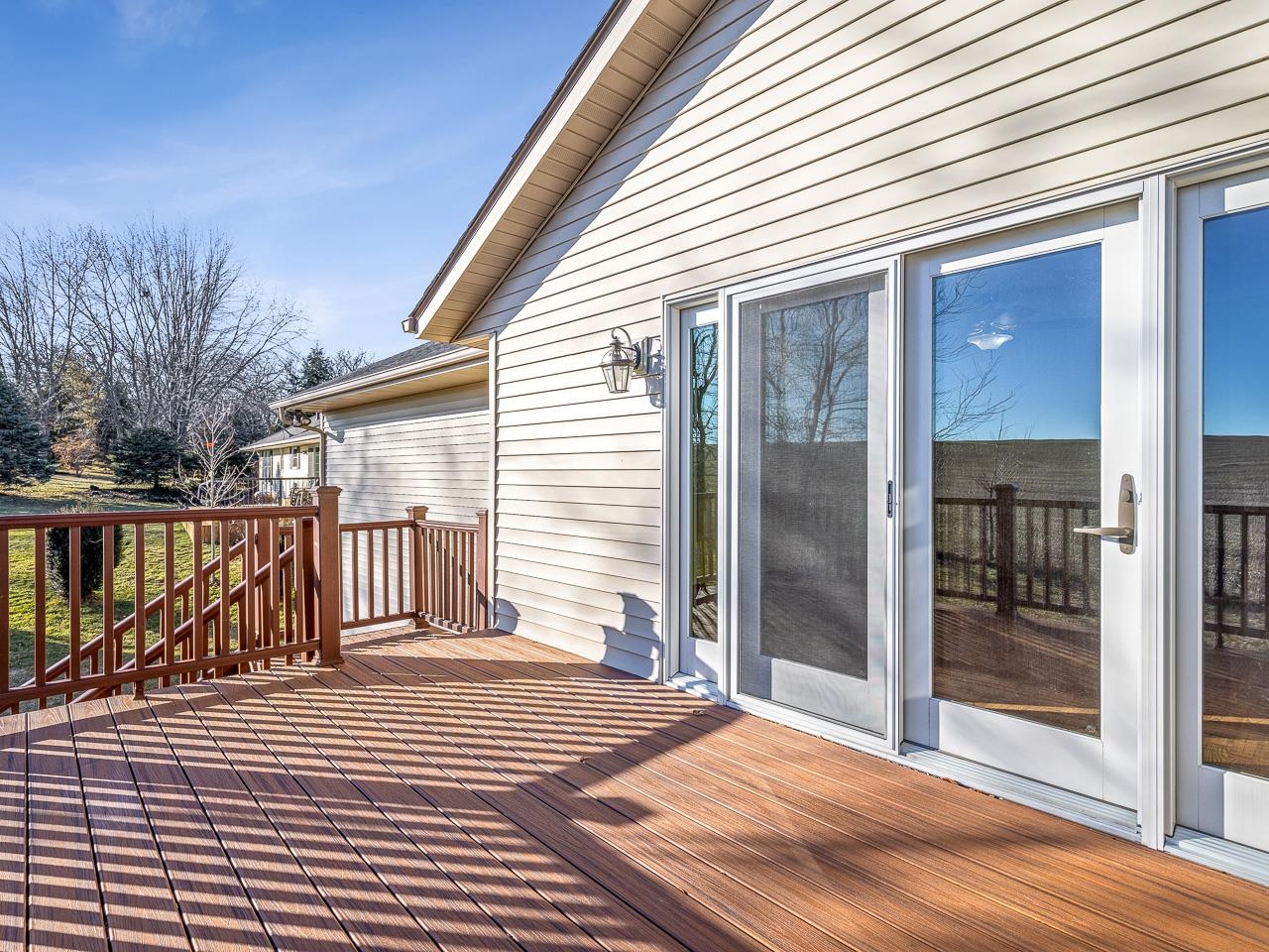 728 Westmore Road Davis, IL 61019 - Photo 31 of 45 a view of a balcony with wooden floor