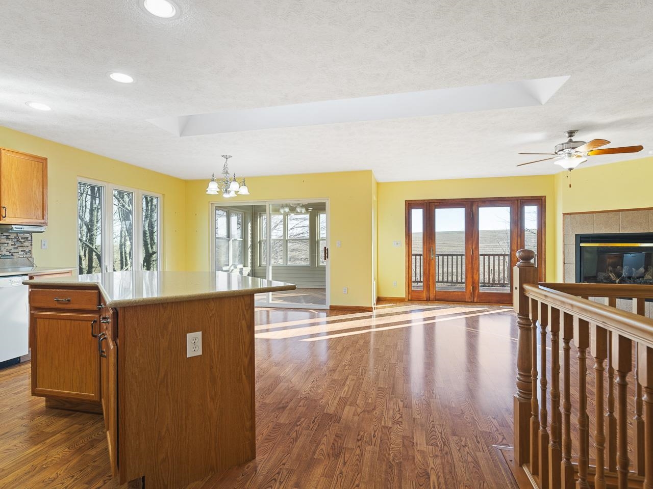 728 Westmore Road Davis, IL 61019 - Photo 7 of 45 a living room with furniture and large windows