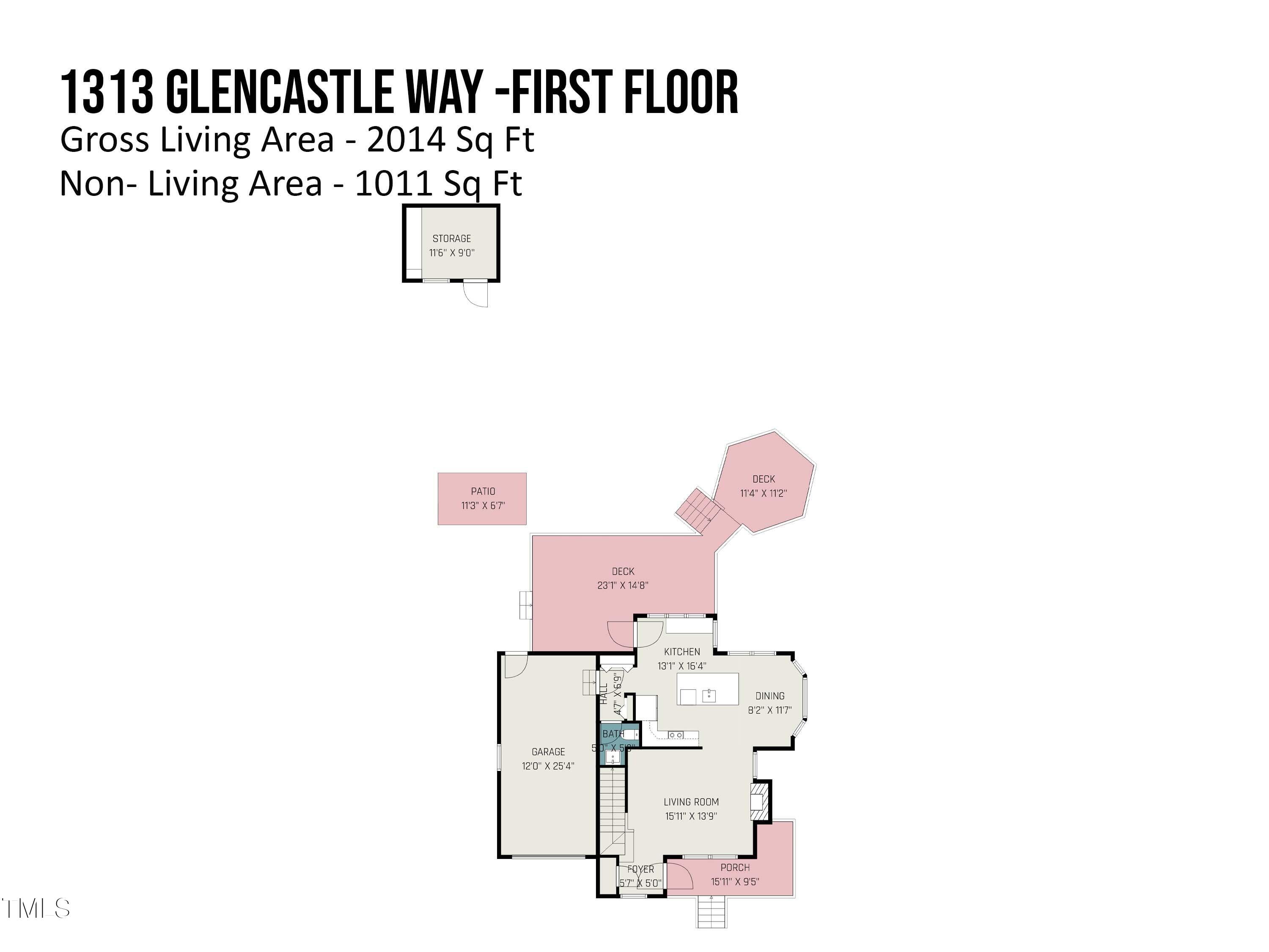 1313 Glencastle Way Raleigh, NC 27606 - Photo 29 of 34 1313_glencastle_way_-first_floor_303