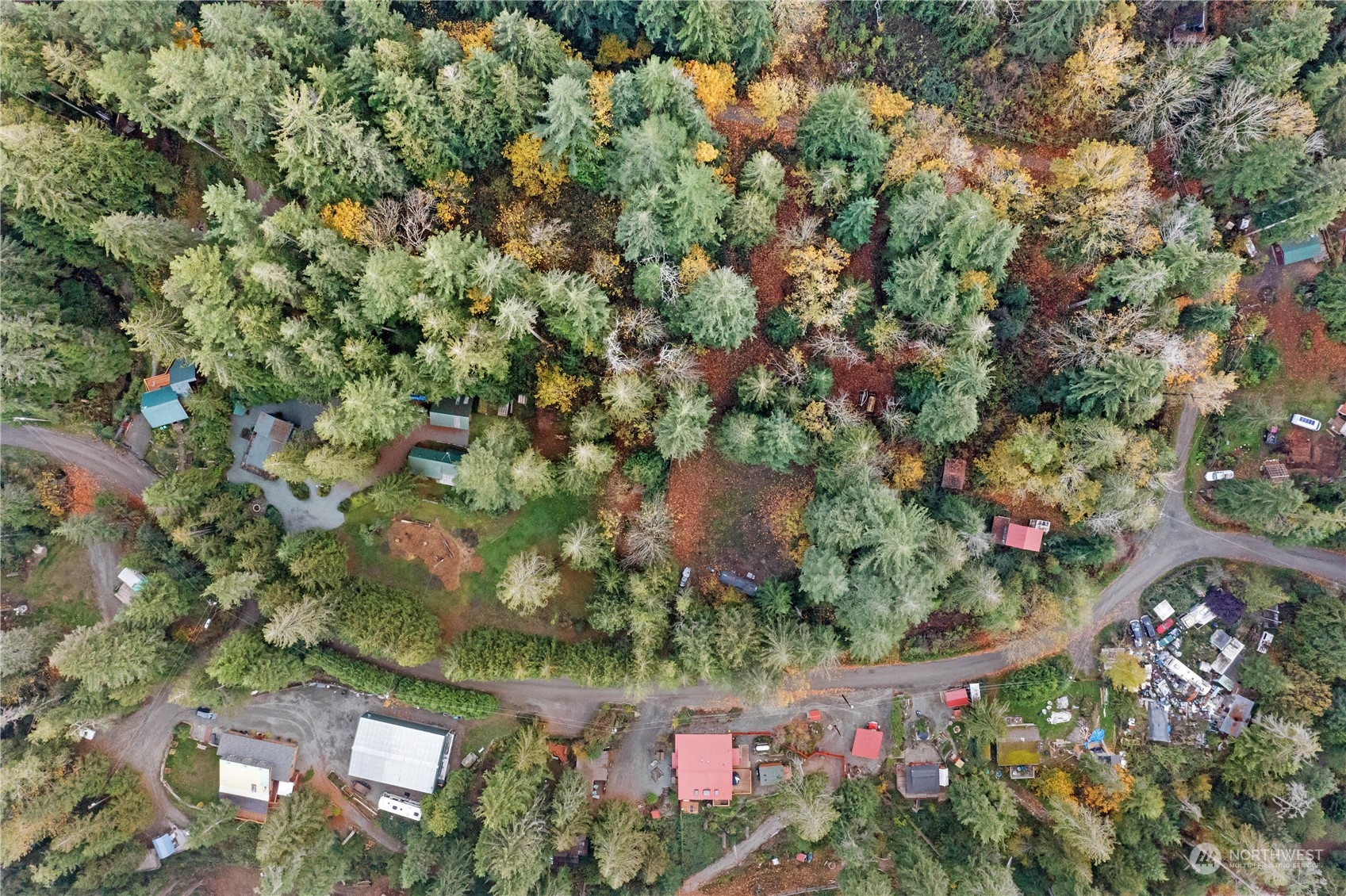 52202 South Riverside Road Gold Bar, WA 98251 - Photo 10 of 17 an aerial view of a house with a yard
