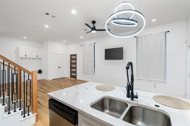 a workspace with a window