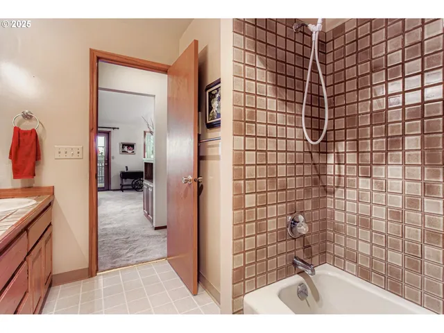 a view of a bathroom