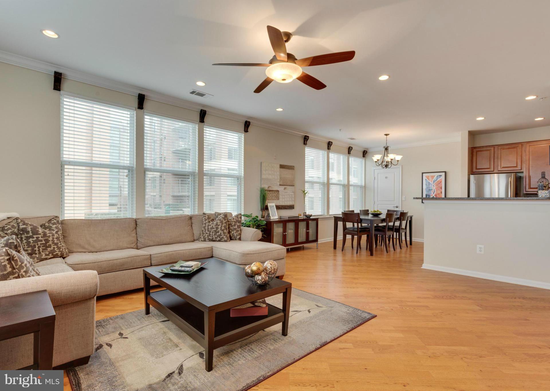 12000 Market Street, Unit 259 Reston, VA 20190 - Photo 5 of 30 View from LR towards Kitchen and Dining Areas