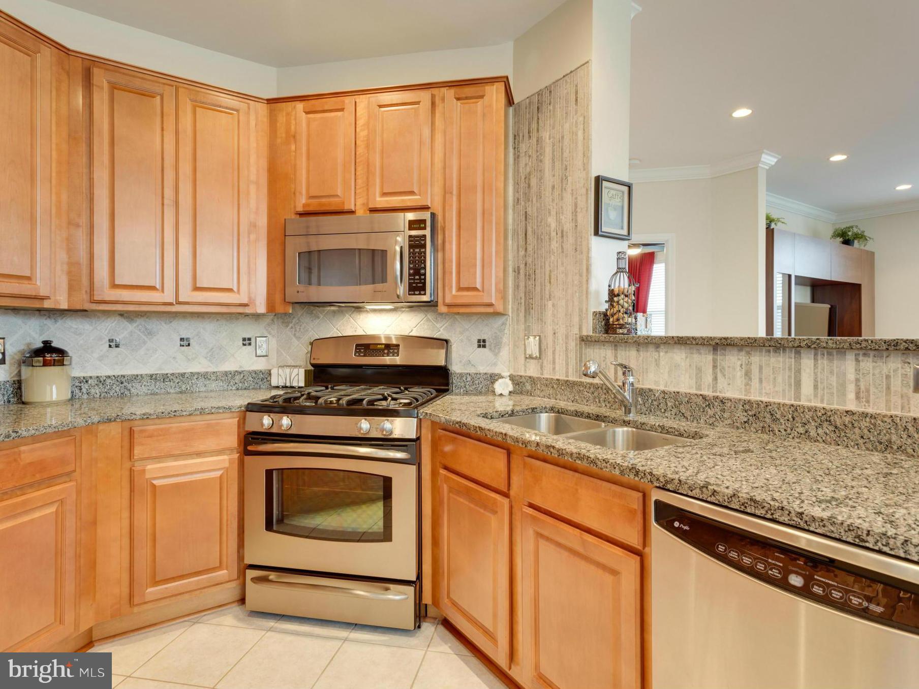 12000 Market Street, Unit 259 Reston, VA 20190 - Photo 8 of 30 Marble Backsplash, Granite, SS Appliances