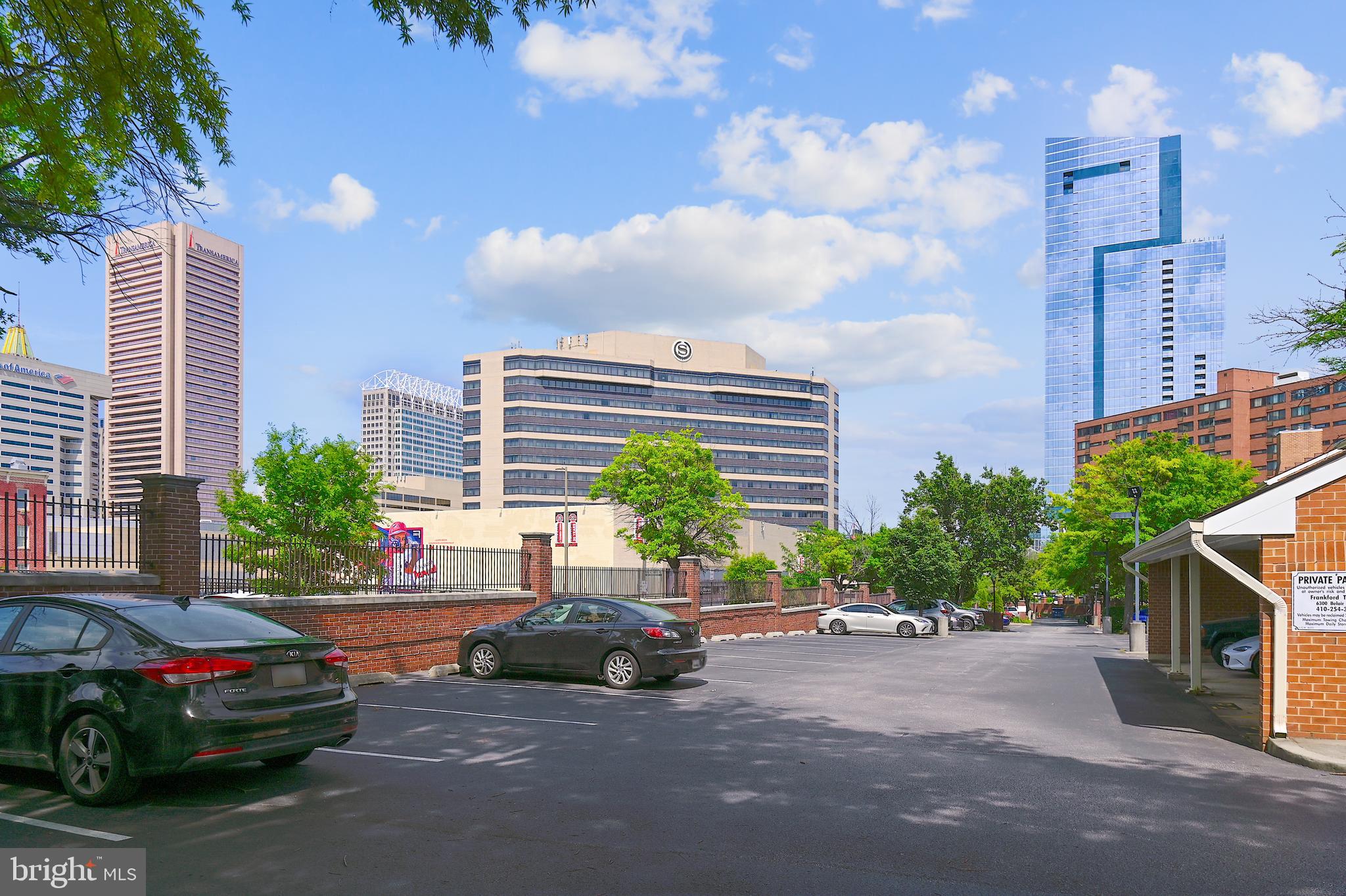 409 South Sharp Street, Unit R 5 Baltimore, MD 21201 - Photo 36 of 64 Rear View, Gated Parking, Downtown