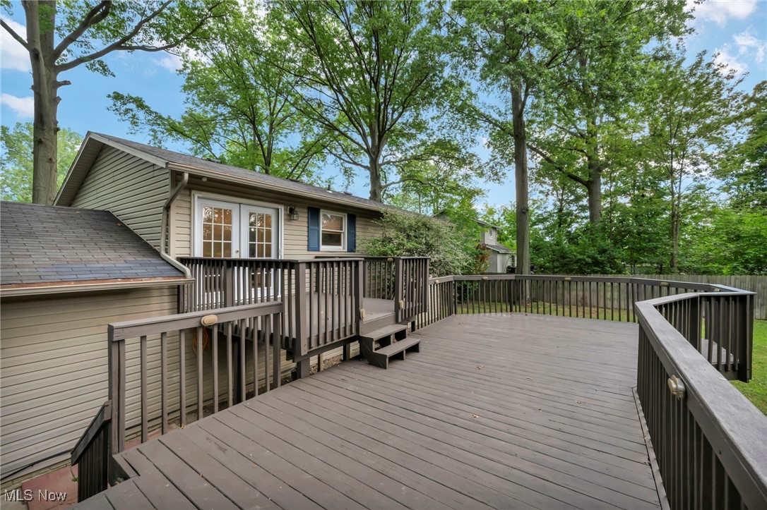 47655 Cooper Foster Park Road Amherst, OH 44001 - Photo 49 of 49 Deck featuring french doors