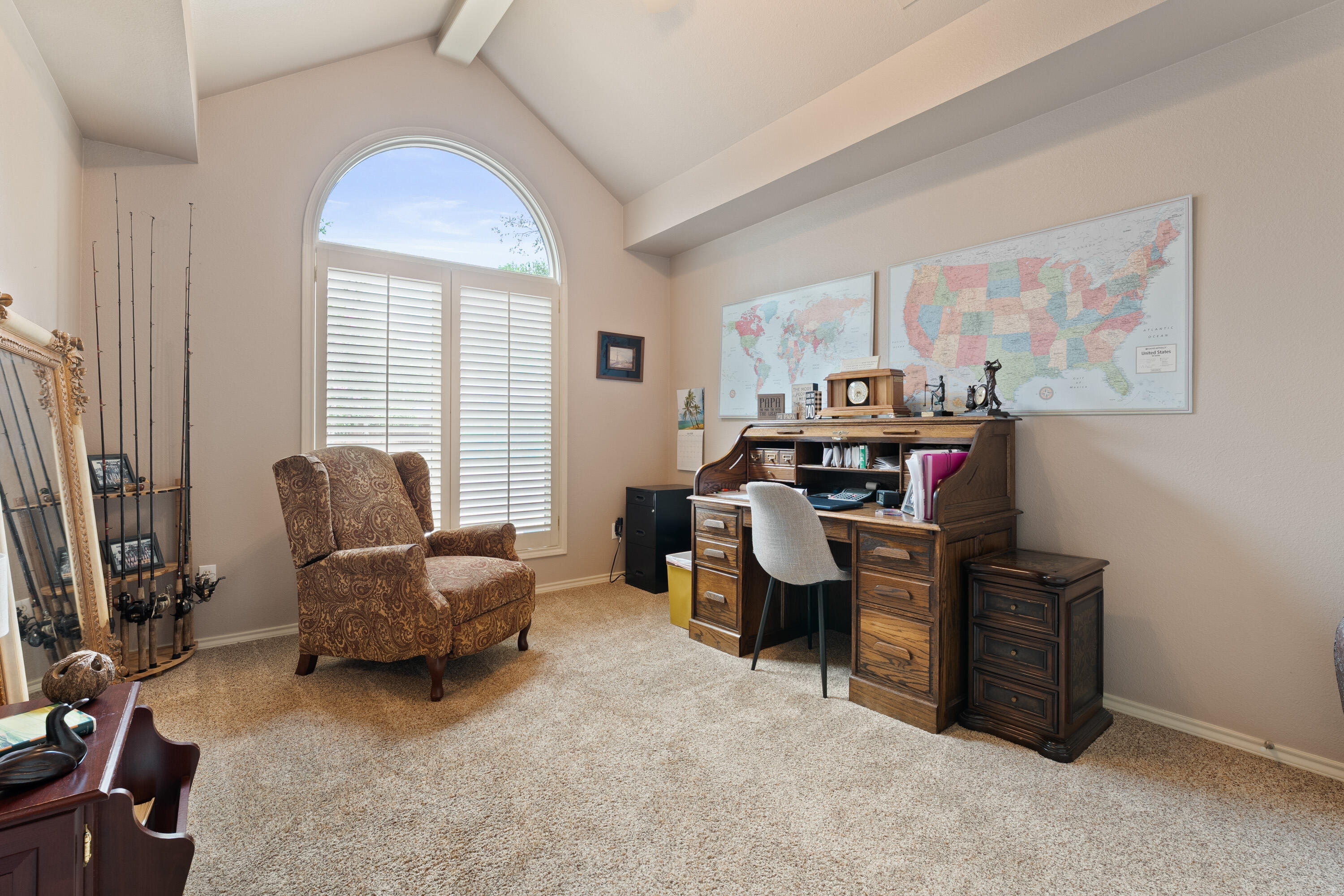 4813 101st Street Lubbock, TX 79424 - Photo 5 of 31 a view of a livingroom with workspace and a window
