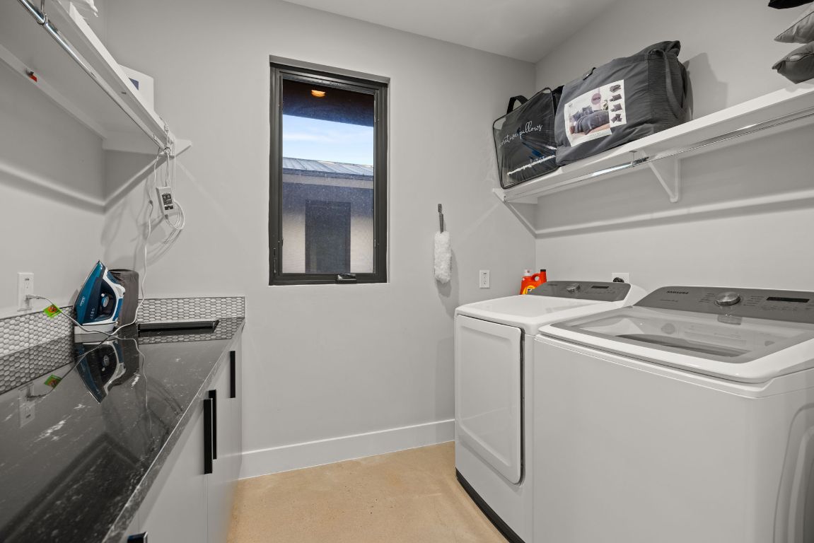3610 Thompson Street, Unit 1 Austin, TX 78702 - Photo 27 of 39 a utility room with dryer and washer