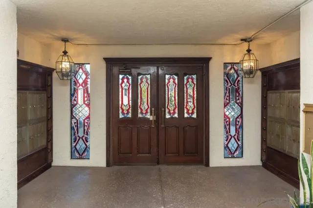 a view of an entryway