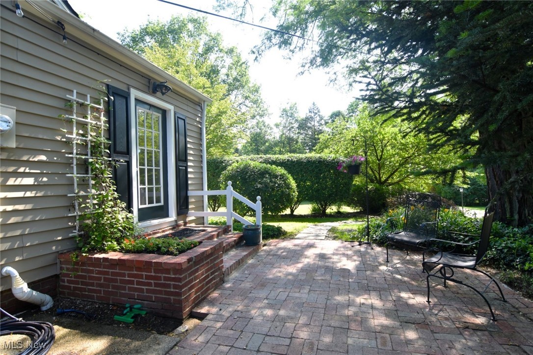Front brick patio