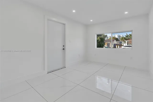 a view of an empty room