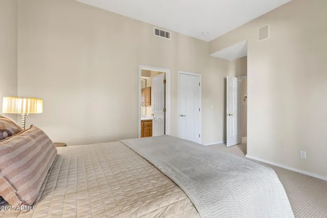 a room with cabinets and furniture