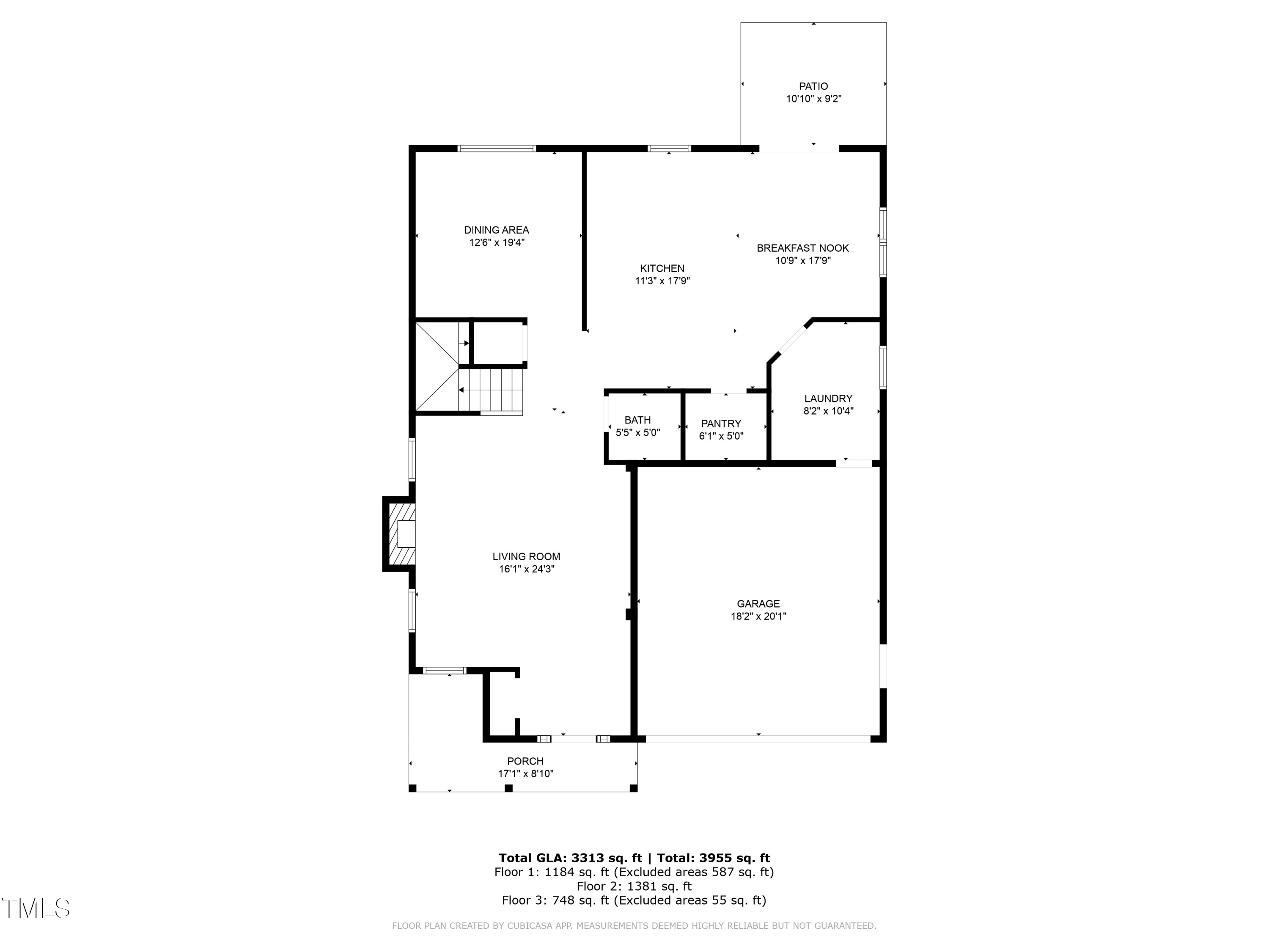2310 Shepherd Valley Street Raleigh, NC 27610 - Photo 24 of 27 a picture of a floor plan