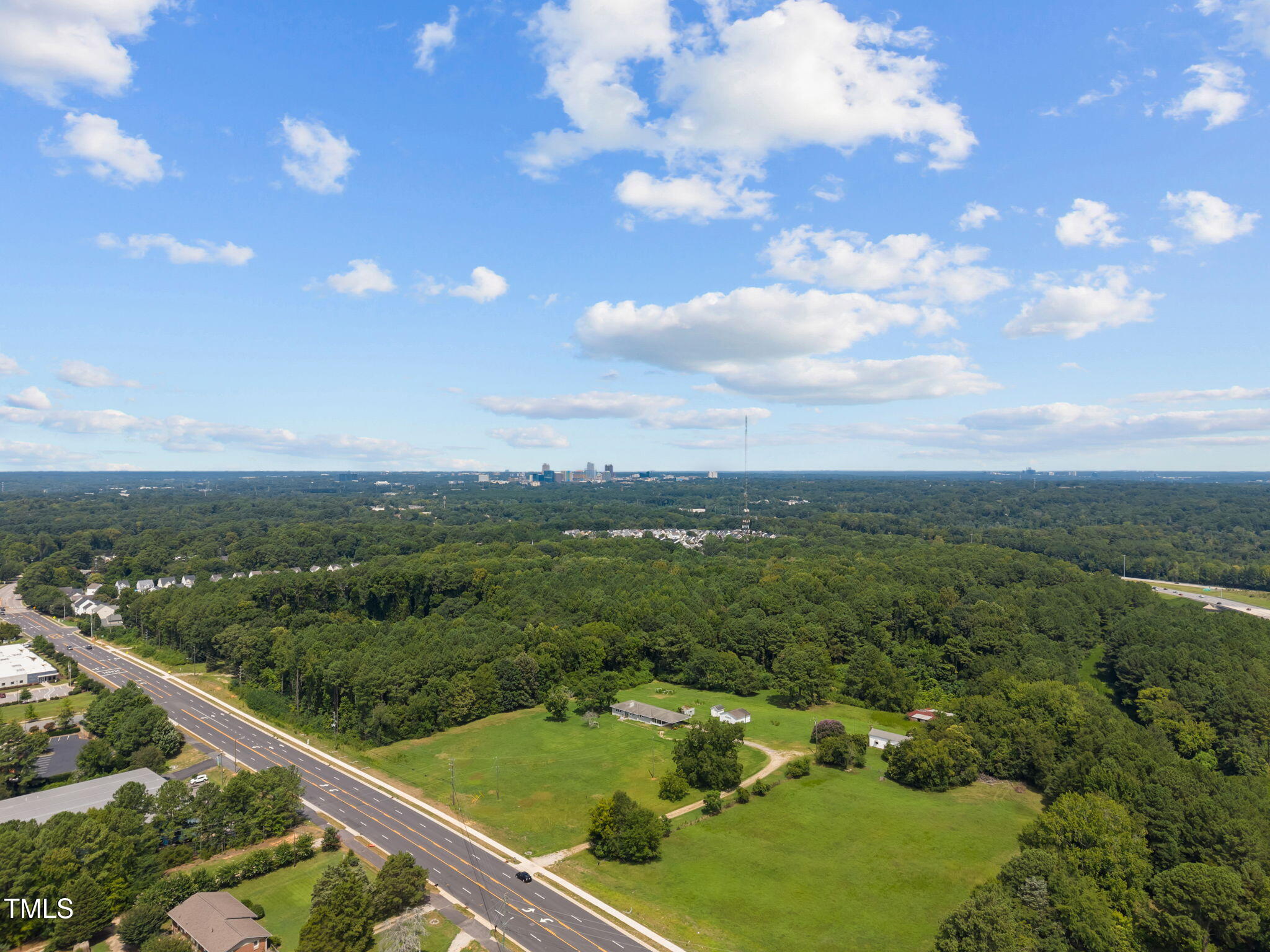 2310 Shepherd Valley Street Raleigh, NC 27610 - Photo 23 of 27 a view of a city from a balcony