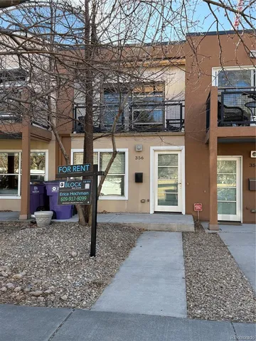 a view of a door of the house