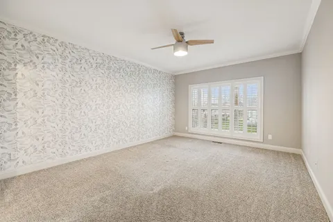 a view of a room with an empty space