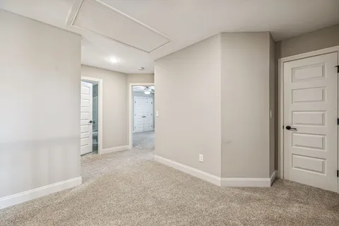 a house with trees in front of it