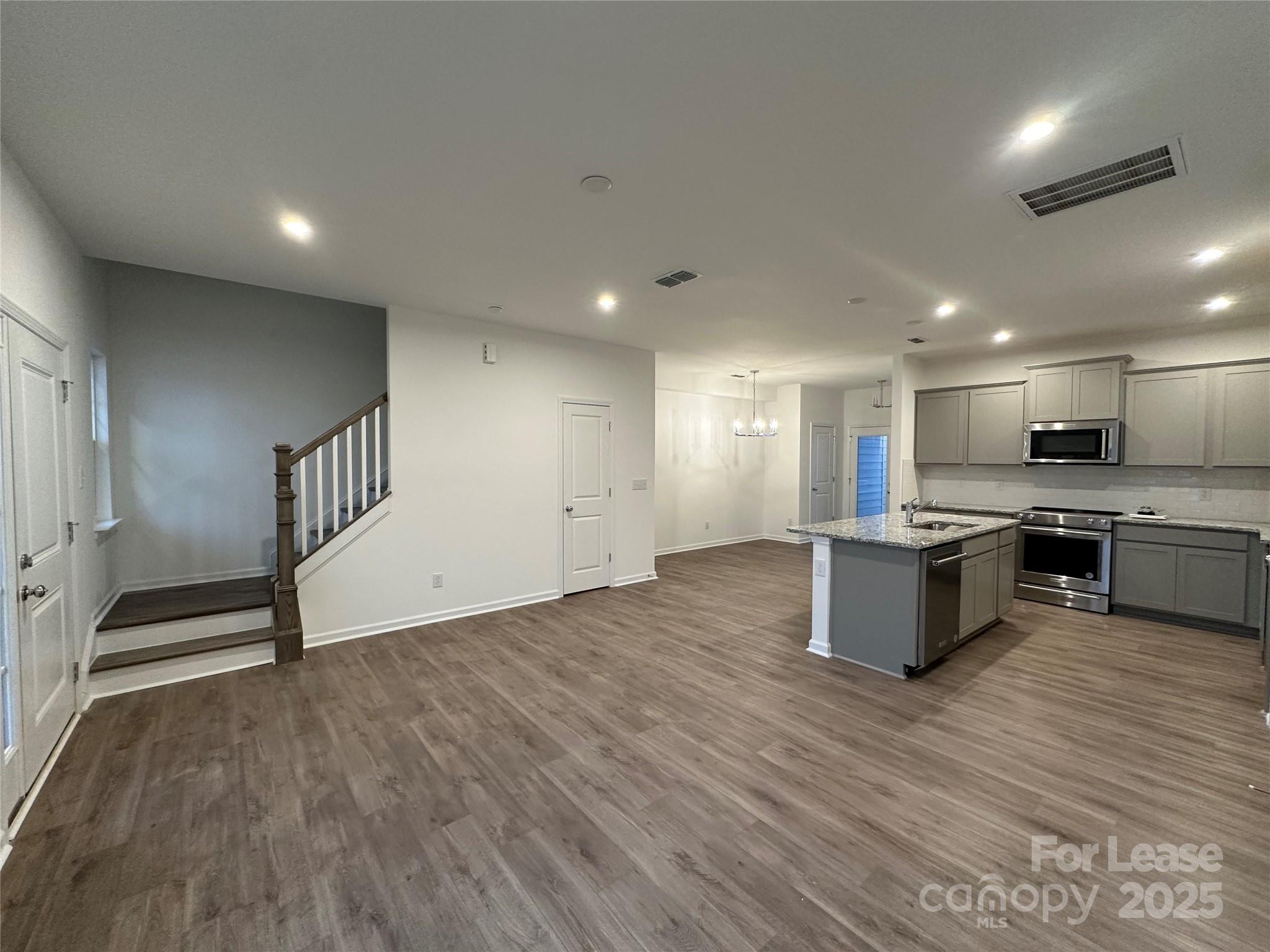 1872 Teachers House Road Concord, NC 28027 - Photo 4 of 14 a view of kitchen with wooden floor