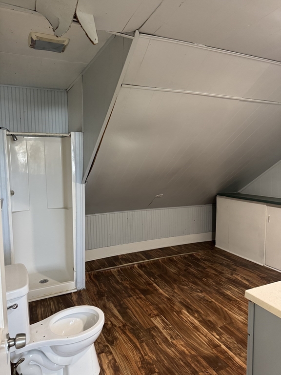 93 Fairfax Road Worcester, MA 01610 - Photo 26 of 35 a bathroom with a granite countertop sink toilet and shower