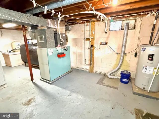 a view of storage and utility room