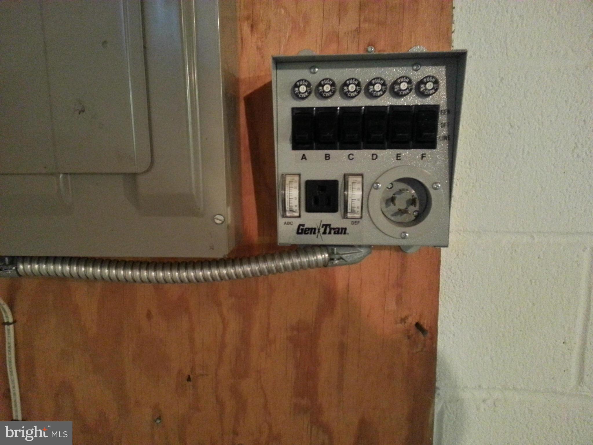 12825 Mccready Road Lusby, MD 20657 - Photo 27 of 28 Generator Switch