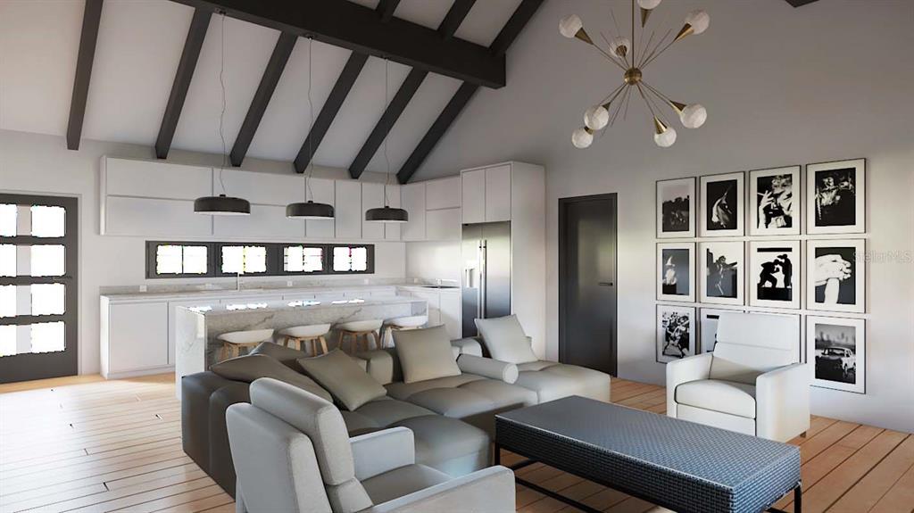 127 Longtree Street Georgetown, FL 32139 - Photo 7 of 11 a living room with furniture and a fireplace