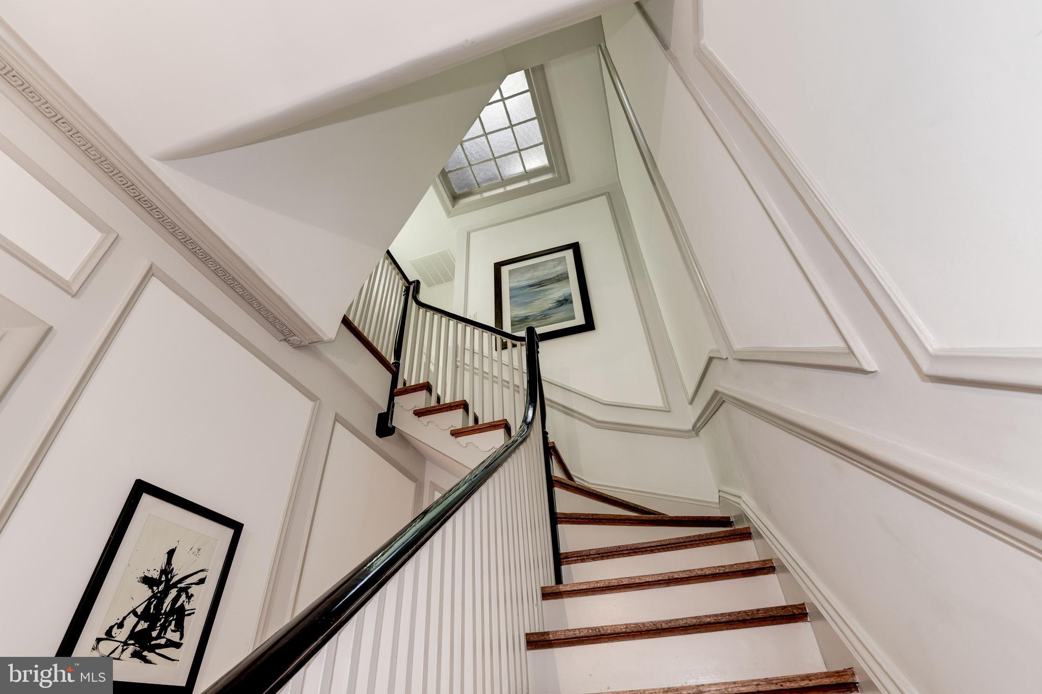 2023 Belmont Road Northwest Washington, DC 20009 - Photo 18 of 39 Staircase to upper level