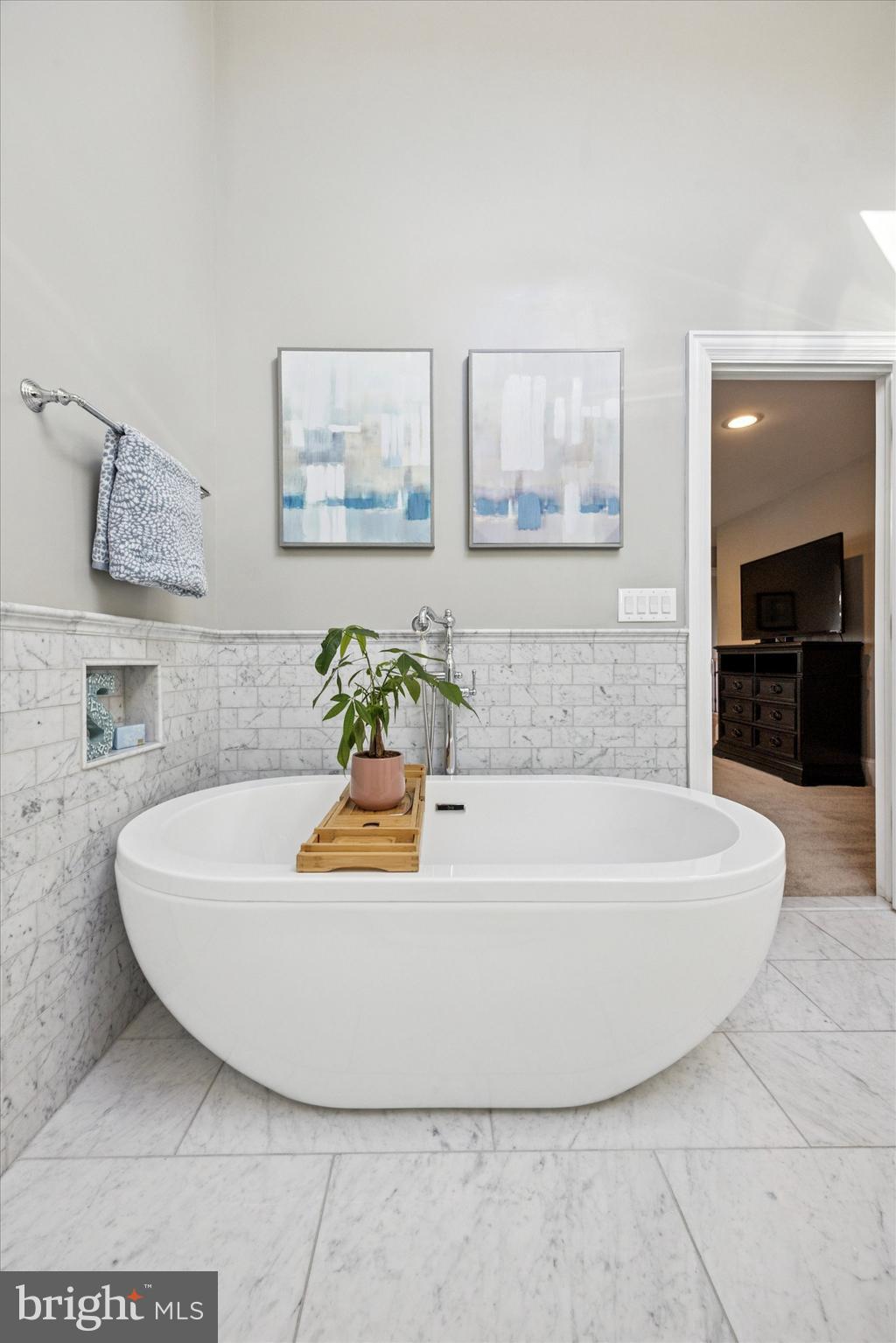 222 Windsor Way Doylestown, PA 18901 - Photo 16 of 42 a white bath tub sitting in a bathroom