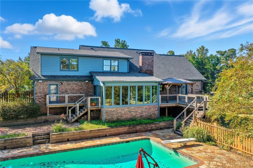 2347 Univeter Road Canton, GA 30115 - Photo 3 of 46 front view of house with a yard
