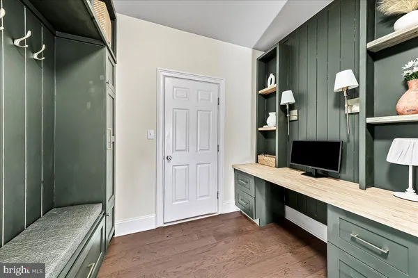 a view of room with bathroom