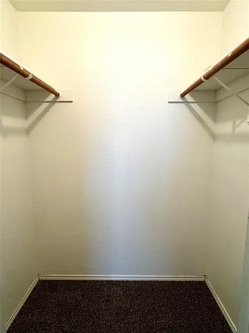 a view of small space with empty racks