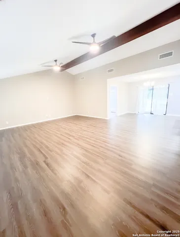 a view of an empty room