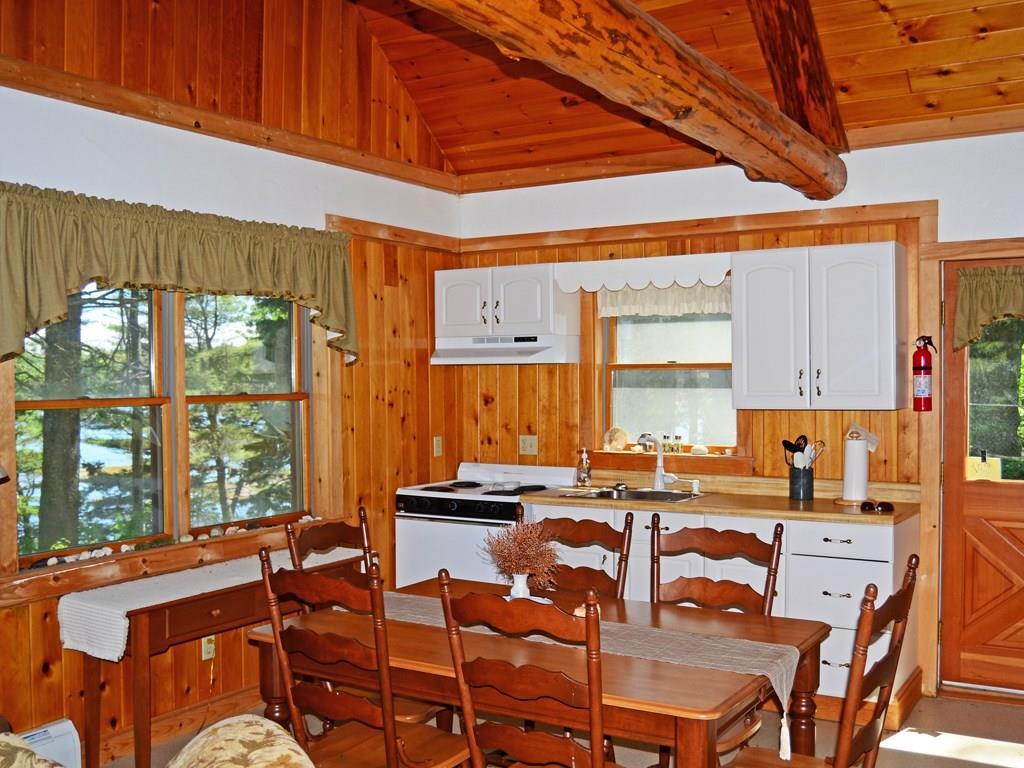 43 Falls Point Road Sullivan, ME 04664 - Photo 8 of 32 The cabin's kitchen area.